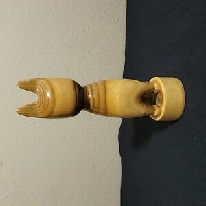 Peter Foy Vintage Carved Wood Cat